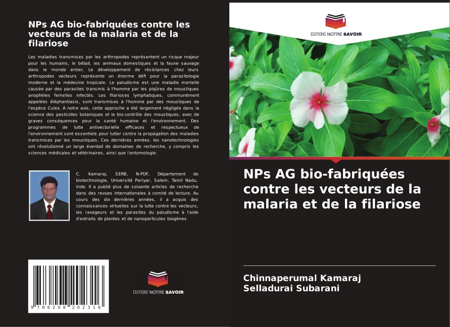 NPs AG bio-fabriquées contre les vecteurs de la malaria et de la filariose - Chinnaperumal Kamaraj, Selladurai Subarani