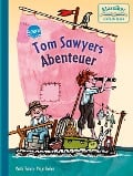 Cover-Bild zum Titel 'Tom Sawyers Abenteuer' von 'Mark Twain, Wolfgang Knape'