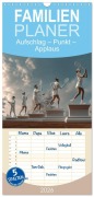 Cover-Bild zum Titel 'Familienplaner 2026 - Aufschlag - Punkt - Applaus mit 5 Spalten (Wandkalender, 21 x 45 cm) CALVENDO' von 'Anne Seltmann'