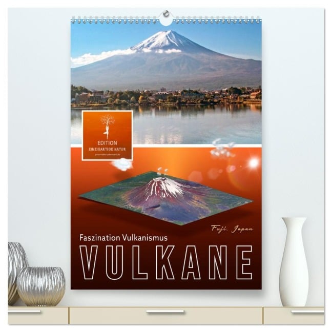 Vulkane - Faszination Vulkanismus (hochwertiger Premium Wandkalender 2026 DIN A2 hoch), Kunstdruck in Hochglanz - Peter Roder