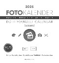 Foto-Bastelkalender weiß 2025 - aufstellbar - Do it yourself calendar 16x17 cm - datiert - Kreativkalender - Foto-Kalender - Alpha Edition - 