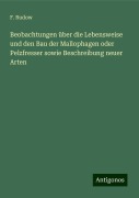 Beobachtungen über die Lebensweise und den Bau der Mallophagen oder Pelzfresser sowie Beschreibung neuer Arten - F. Rudow