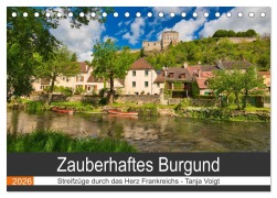 Cover-Bild zum Titel 'Zauberhaftes Burgund (Tischkalender 2026 DIN A5 quer), CALVENDO Monatskalender' von 'Tanja Voigt'