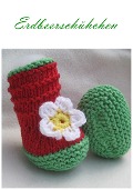 Cover-Bild zum Titel 'Strickanleitung Babyschuhe Erdbeer Sohlenlänge 10 cm' von 'Kerstin Münchehofe'