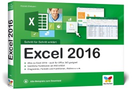 Cover-Bild zum Titel 'Excel 2016 - Schritt für Schritt erklärt' von 'Harald Zinkann'