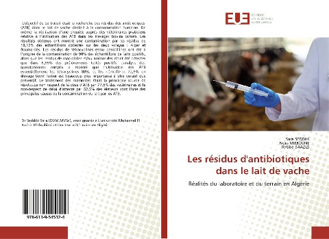 Les résidus d'antibiotiques dans le lait de vache - Sara Seddiki, Nora Mimoune, Ratiba Baazizi