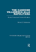 Cover-Bild zum Titel 'The canzone villanesca alla napolitana' von 'Donna G. Cardamone'