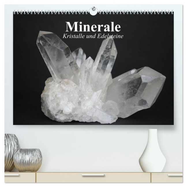 Minerale. Kristalle und Edelsteine (hochwertiger Premium Wandkalender 2026 DIN A2 quer), Kunstdruck in Hochglanz - Elisabeth Stanzer