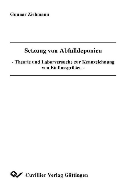 Setzung von Abfalldeponien - 
