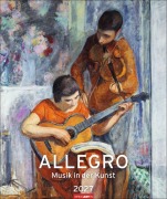 Cover-Bild zum Titel 'Allegro - Musik in der Kunst Kalender 2027 - Musik in der Kunst' von ''
