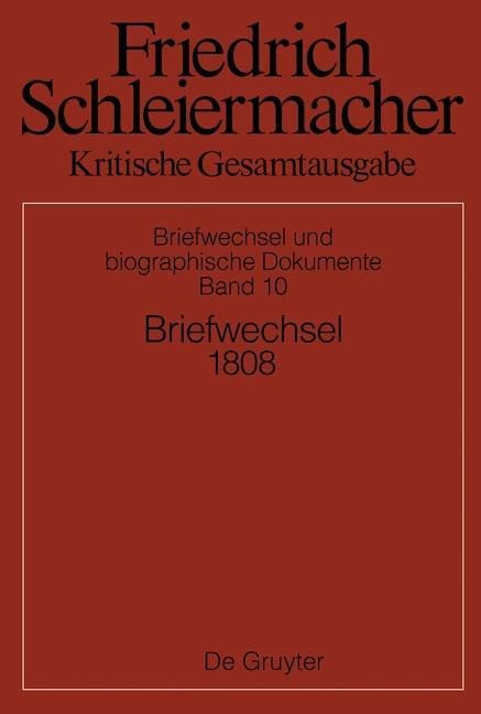 Briefwechsel 1808 - 