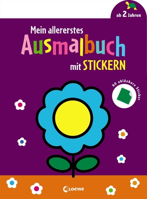 Mein allererstes Ausmalbuch mit Stickern (Blume) - 