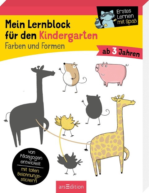 Mein Lernblock für den Kindergarten - Farben und Formen - Hannah Lang