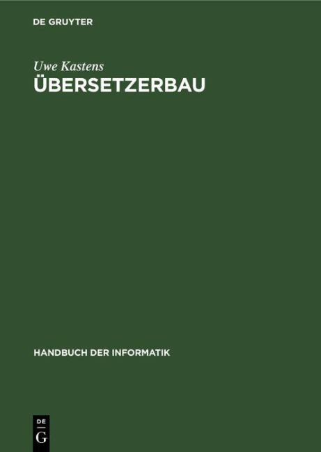 Übersetzerbau - Uwe Kastens