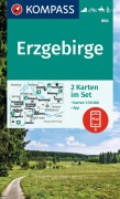 Cover-Bild zum Titel 'KOMPASS Wanderkarten-Set 866 Erzgebirge (2 Karten) 1:50.000' von ''