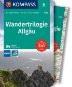 Cover-Bild zum Titel 'KOMPASS Wanderführer Wandertrilogie Allgäu, 84 Touren mit Extra-Tourenkarte' von 'Michael Sänger'