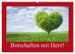 Cover-Bild zum Titel 'Botschaften mit Herz! (Wandkalender 2026 DIN A2 quer), CALVENDO Monatskalender' von 'Elisabeth Stanzer'