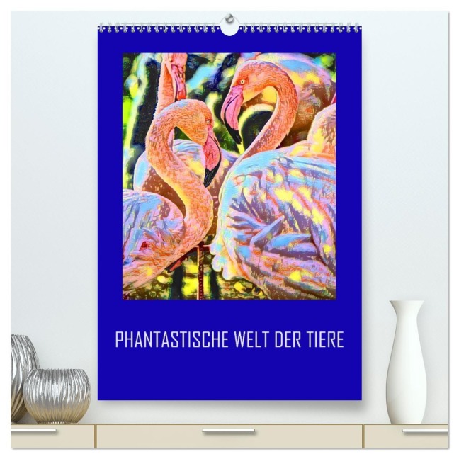 Phantastische Welt der Tiere (hochwertiger Premium Wandkalender 2026 DIN A2 hoch), Kunstdruck in Hochglanz - Reinhard Sock