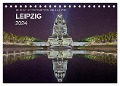 Leipzig - Fotografiert bei Nacht von Michael Allmaier (Tischkalender 2024 DIN A5 quer), CALVENDO Monatskalender - Michael Allmaier