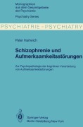 Cover-Bild zum Titel 'Schizophrenie und Aufmerksamkeitsstörungen' von 'P. Hartwich'