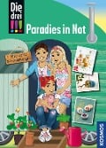 Cover-Bild zum Titel 'Die drei !!!, Paradies in Not' von 'Ann-Katrin Heger, Kirsten Vogel'