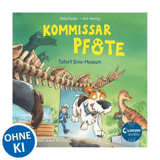 Kommissar Pfote (Band 9) - Tatort Dino-Museum - Katja Reider