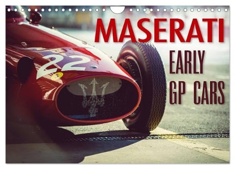 Maserati - Early GP Cars (Wall Calendar 2024 DIN A4 landscape), CALVENDO 12 Month Wall Calendar - Johann Hinrichs
