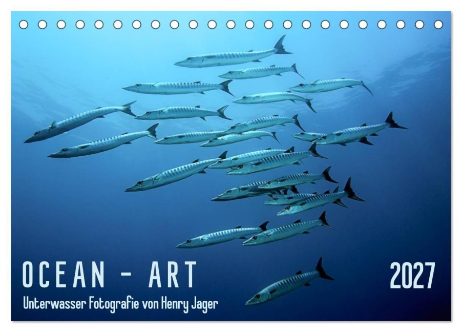 Ocean-Art / CH-Version (Tischkalender 2027 DIN A5 quer), CALVENDO Monatskalender - Henry Jager