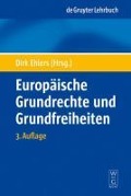 Cover-Bild zum Titel 'Europäische Grundrechte und Grundfreiheiten' von ''