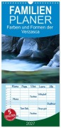 Cover-Bild zum Titel 'Familienplaner 2027 - Farben und Formen der Verzasca mit 5 Spalten (Wandkalender, 21 x 45 cm) CALVENDO' von 'Marcel Schäfer'