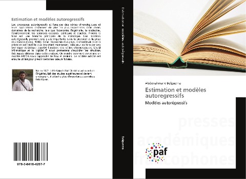 Estimation et modèles autoregressifs - Abderrahmane Belguerna