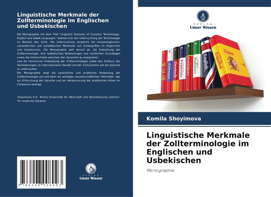 Linguistische Merkmale der Zollterminologie im Englischen und Usbekischen - Komila Shoyimova