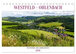 Cover-Bild zum Titel 'Westfeld-Ohlenbach im Wechsel der Jahreszeiten (Tischkalender 2026 DIN A5 quer), CALVENDO Monatskalender' von 'Heidi Bücker'
