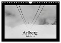 Arlberg black and white (Wandkalender 2024 DIN A4 quer), CALVENDO Monatskalender - Ulrich Männel studio-fifty-five