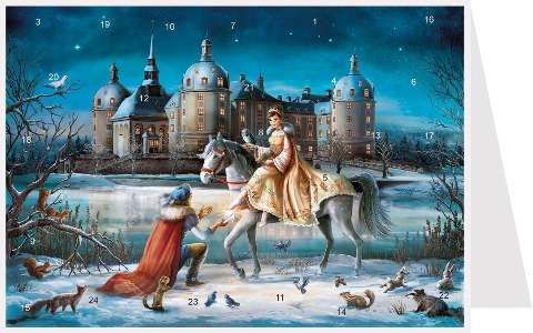 Postkarten-Adventskalender "Moritzburg" - M. Haduk