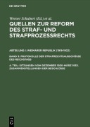 Cover-Bild zum Titel 'Sitzungen vom Dezember 1930-März 1932. Zusammenstellungen der Beschlüsse' von ''