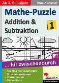 Cover-Bild zum Titel 'Mathe-Puzzle ... für zwischendurch / Band 1' von 'Hans-J. Schmidt'