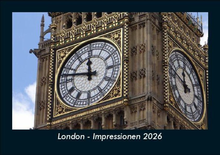 London - Impressionen 2026 Fotokalender DIN A5 - Tobias Becker