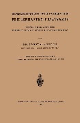 Cover-Bild zum Titel 'Untersuchungen zum Problem des fehlerhaften Staatsakts' von 'Ernst V. Hippel'