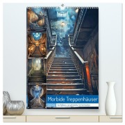 Cover-Bild zum Titel 'Morbide Treppenhäuser (hochwertiger Premium Wandkalender 2026 DIN A2 hoch), Kunstdruck in Hochglanz' von 'Steffen Gierok-Latniak'