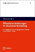 Öffentliche Anhörungen im Deutschen Bundestag - Sebastian Hünermund