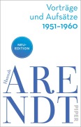 Cover-Bild zum Titel 'Vorträge und Aufsätze 1951-1960' von 'Hannah Arendt'