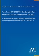Cover-Bild zum Titel 'Verordnung (EU) 2022/869 des Europäischen Parlaments und des Rates vom 30. Mai 2022' von 'Europäisches Parlament und Rat der Europäischen Union'