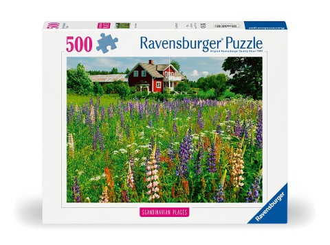 Erwachsenenpuzzle 500 Teile - Bauernhof in Schweden - 