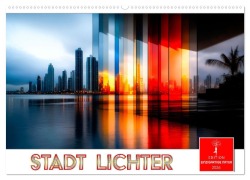 Cover-Bild zum Titel 'Stadt Lichter (Wandkalender 2026 DIN A2 quer), CALVENDO Monatskalender' von 'Peter Roder'