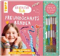 Cover-Bild zum Titel 'Kreativstart Kids Freundschaftsbänder. Anleitungsbuch und Material' von 'Frechverlag'