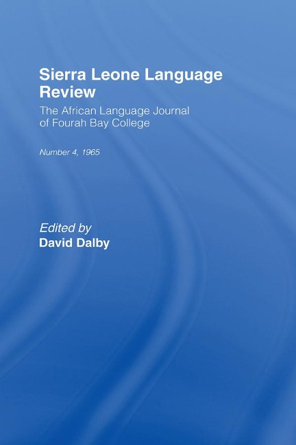 African Language Review - 