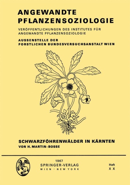 Schwarzföhrenwälder in Kärnten - H. Martin-Bosse