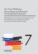 Cover-Bild zum Titel 'Der Erste Weltkrieg. Deutschland und Russland im europäischen Kontext' von ''