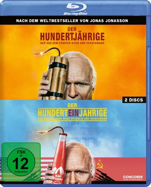 Der Hundertjährige, der aus dem Fenster stieg und verschwand & Der Hunderteinjährige, der die Rechnung nicht bezahlte und verschwand - Felix Herngren, Hans Ingemansson Felix Herngren, Hans Ingemansson, Jonas Jonasson, Matti Bye